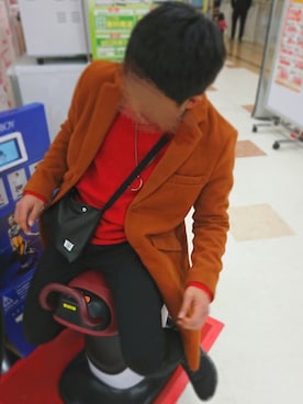 「BACK NUMBER（バックナンバー）のアイテム（ニット/セーター）」を使った、S🤐さん（メンズ・172cm）の冬コーディネート