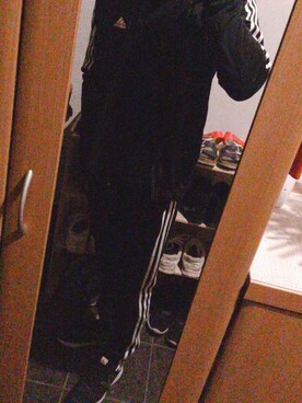 「アイテム（ジャージ）」を使った、S🤐さん（メンズ・172cm・10代）の冬コーディネート