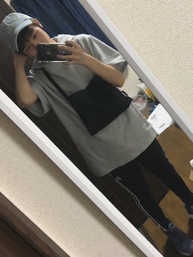 「Subciety（サブサエティ）のアイテム（帽子）」を使った、ちーズさん（メンズ・166cm）の春コーディネート