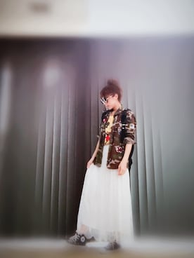 「ベルイエロー」｜「アイテム（ジャケット/アウター）」を使った、キャサさん（レディース・158cm）の春コーディネート