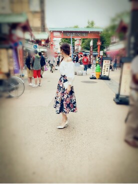 「アパートバイローリーズ」｜「アイテム（その他）」を使った、キャサさん（レディース・158cm）の春コーディネート