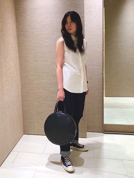 「アニエスベー」｜agnes b. 新宿伊勢丹店さん（レディース・167cm）の夏コーディネート