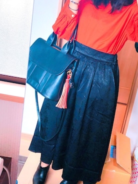 「LuuNa（ルーナ）のアイテム」を使った、misoさん（レディース・162cm）の秋コーディネート