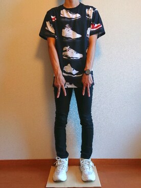 「FNTY（フライングナインティ）のアイテム」を使った、ひかるさん（メンズ・174cm）の夏コーディネート