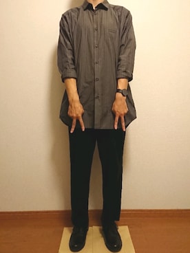 「UNIQLO（ユニクロ）の50色ソックス（消臭機能付き）（ソックス/靴下）」を使った、ひかるさん（メンズ・174cm）の秋コーディネート