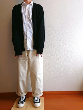 「UNIQLO（ユニクロ）の50色ソックス（消臭機能付き）（ソックス/靴下）」を使った、ひかるさん（メンズ・174cm）の秋コーディネート