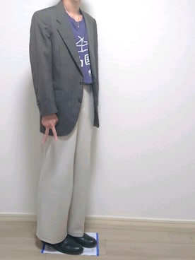 「SERGE THORAVAL（セルジュトラヴァル）のアイテム」を使った、ひかるさん（メンズ・174cm）の春コーディネート