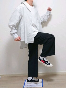 「Mayree（メイリー）のアイテム」を使った、ひかるさん（メンズ・174cm）の夏コーディネート