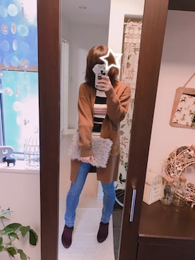 「アイテム（ブーティ）」を使った、yukiukiさん（レディース・162cm・30代）の秋コーディネート