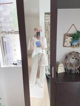 「Heather（ヘザー）のアイテム」を使った、yukiukiさん（レディース・162cm・40代）の夏コーディネート