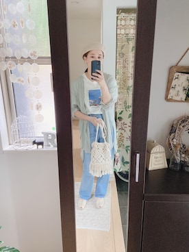「Heather（ヘザー）のアイテム」を使った、yukiukiさん（レディース・162cm・40代）の夏コーディネート