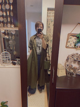 「アイテム（ワンピース/ドレス）」を使った、yukiukiさん（レディース・162cm・40代）の春コーディネート