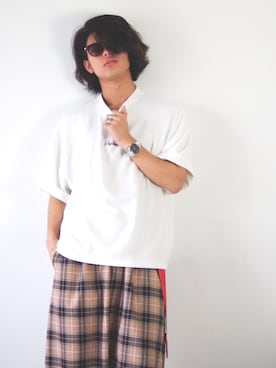 「rovtski」｜「アイテム（アナログ腕時計）」を使った、yutodrums1101さん（メンズ・174cm）の春コーディネート