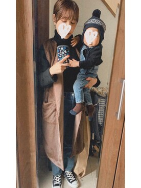 Takamiiiiiさん（レディース・158cm）の冬コーディネート