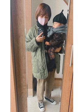 Takamiiiiiさん（レディース・158cm）の冬コーディネート