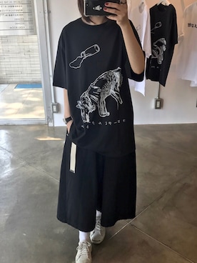 「COYOTE MILK STORE」｜moriさん（レディース・159cm）の春コーディネート