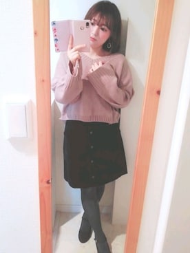 まみちさん（レディース・148cm）の冬コーディネート