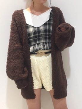 「nice claup」｜「アイテム（アンサンブル）」を使った、miya【骨格ウェーブ/イエベ春】さん（レディース・160cm）の秋コーディネート