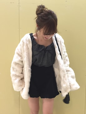 「one after another NICE CLAUP（ワンアフターアナザーナイスクラップ）のアイテム（ブルゾン）」を使った、miya【骨格ウェーブ/イエベ春】さん（レディース・160cm）の秋コーディネート