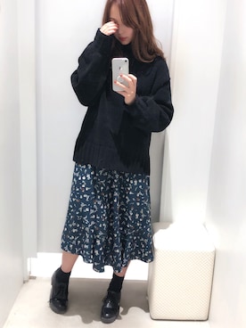 miya【骨格ウェーブ/イエベ春】さん（レディース・160cm）の冬コーディネート