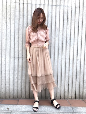 miya【骨格ウェーブ/イエベ春】さん(レディース・160cm)の春コーディネート