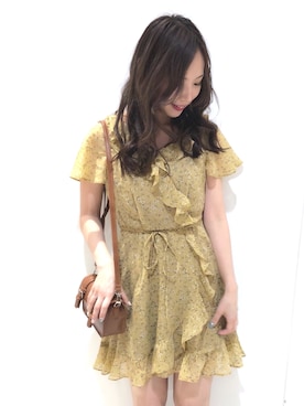 「アイテム（ボディバッグ/ウエストポーチ）」を使った、miya【骨格ウェーブ/イエベ春】さん（レディース・160cm）の春コーディネート