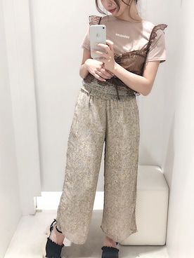 「nice claup」｜「アイテム（アンサンブル）」を使った、miya【骨格ウェーブ/イエベ春】さん（レディース・160cm）の夏コーディネート
