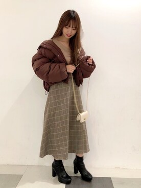 miya【骨格ウェーブ/イエベ春】さん（レディース・160cm）の秋コーディネート