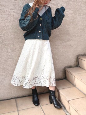 miya【骨格ウェーブ/イエベ春】さん（レディース・160cm）の秋コーディネート