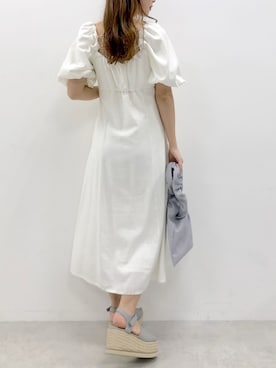 「アイテム（ハンドバッグ、パープル系）」を使った、miya【骨格ウェーブ/イエベ春】さん（レディース・160cm）の春コーディネート