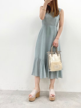 「PVC」｜miya【骨格ウェーブ/イエベ春】さん（レディース・160cm）の夏コーディネート