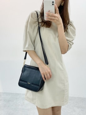 「ミニワンピ」｜miya【骨格ウェーブ/イエベ春】さん（レディース・160cm）の夏コーディネート