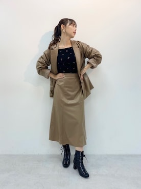 miya【骨格ウェーブ/イエベ春】さん（レディース・160cm）の秋コーディネート