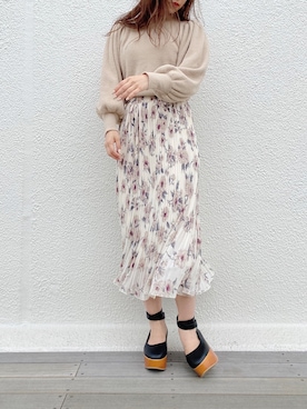 miya【骨格ウェーブ/イエベ春】さん（レディース・160cm）の秋コーディネート