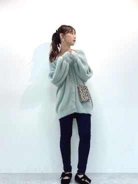 「フェザー」｜「アイテム（バレエシューズ）」を使った、miya【骨格ウェーブ/イエベ春】さん（レディース・160cm）の秋コーディネート