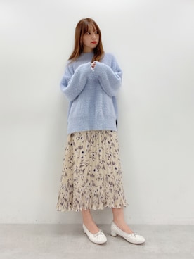 「ラメシューズ」｜miya【骨格ウェーブ/イエベ春】さん（レディース・160cm）の冬コーディネート