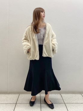 miya【骨格ウェーブ/イエベ春】さん（レディース・160cm）の冬コーディネート