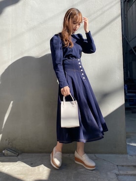 miya【骨格ウェーブ/イエベ春】さん（レディース・160cm）の冬コーディネート