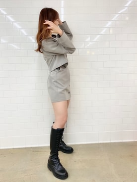 「韓国」｜「アイテム（その他アウター）」を使った、miya【骨格ウェーブ/イエベ春】さん（レディース・160cm）の冬コーディネート