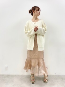 miya【骨格ウェーブ/イエベ春】さん(レディース・160cm)の冬コーディネート