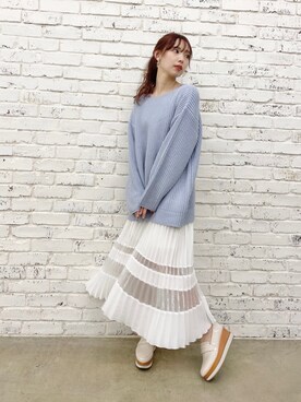 miya【骨格ウェーブ/イエベ春】さん(レディース・160cm)の冬コーディネート