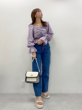 「アイテム（サンダル、グリーン系）」を使った、miya【骨格ウェーブ/イエベ春】さん（レディース・160cm）の冬コーディネート