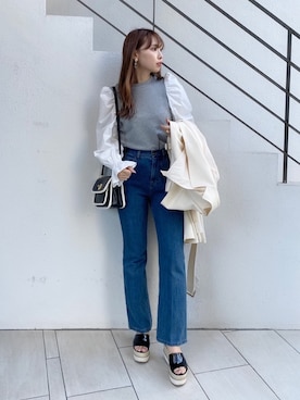 miya【骨格ウェーブ/イエベ春】さん（レディース・160cm）の冬コーディネート