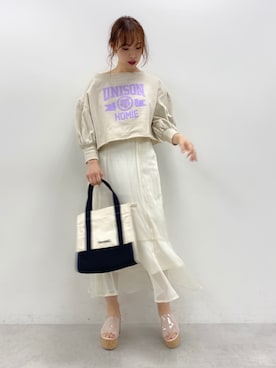 miya【骨格ウェーブ/イエベ春】さん（レディース・160cm）の春コーディネート