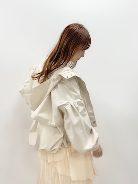 「アイテム（マウンテンパーカー）」を使った、miya【骨格ウェーブ/イエベ春】さん（レディース・160cm）の春コーディネート