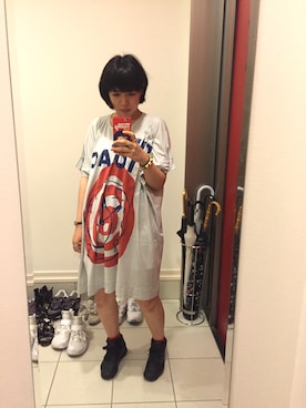 nkさん（レディース・157cm）の夏コーディネート