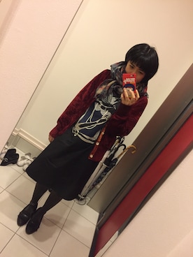 「non-sens（ノンサンス）のアイテム」を使った、nkさん（レディース・157cm）の秋コーディネート