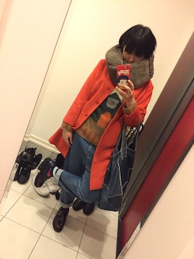 「rooms SHOP（ルームスショップ）のアイテム」を使った、nkさん（レディース・157cm）の春コーディネート