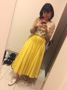 「アイテム（アンクレット、ピンク系）」を使った、nkさん（レディース・157cm）の夏コーディネート