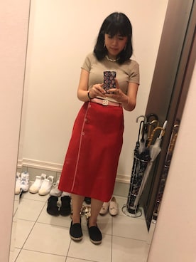 「handmade」｜「アイテム（スリッポン）」を使った、nkさん（レディース・157cm）の秋コーディネート